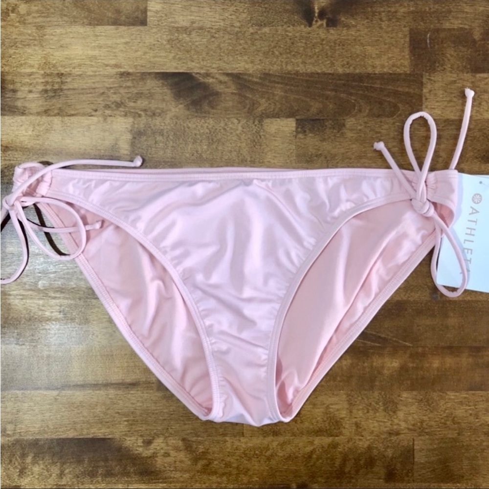 ATHLETA Pink NOTSOSTRING Bikini Swim Bottom